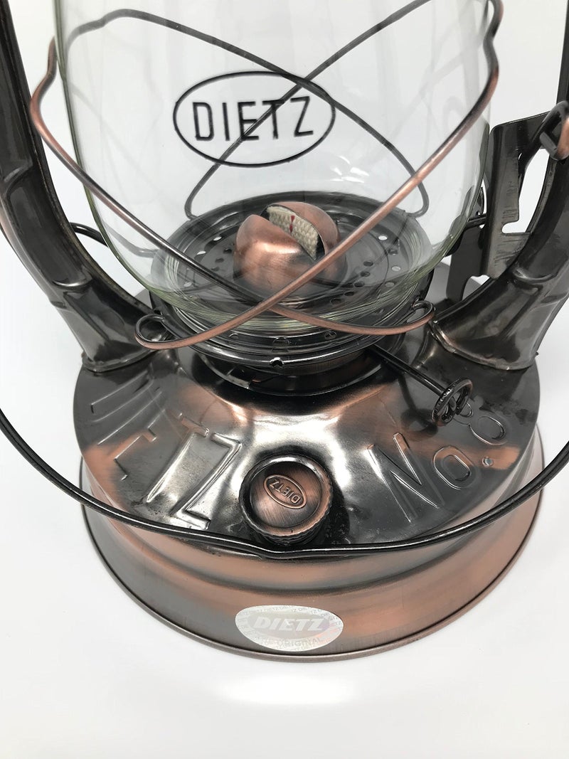 Dietz #8 Bronze Air Pilot Oil Burning Lantern - Image 3